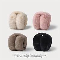 Solid Soft Plush Ear Keep Warmer Winter Earmuffs for Women Men Fashion Outdoor Earflap Protection Ear-Muffs Ear Cover