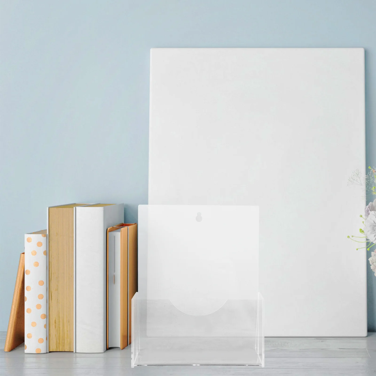 

Acrylic Brochure Holder Clear Transparent Literature Organizer for Flyers Magazines Brochure Display Stand Magazine Display