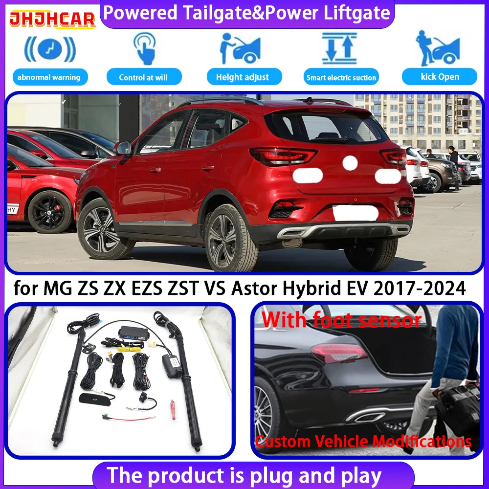 for MG ZS ZX EZS ZST VS Astor Hybrid EV 2017-2024 OEM Smart Automatic Electric Powered Tailgate Power Liftgate Tailgate System