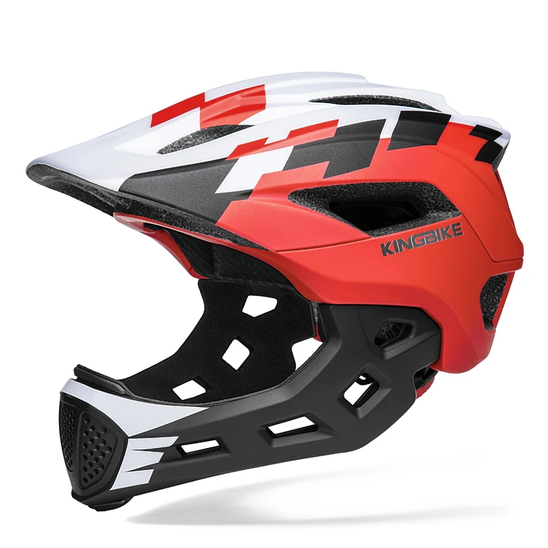 خوذة BATFOX للأطفال لكامل الوجه قابلة للتهوية، تصميم خفيف الوزن، دوران سريع للهواء، مثالية لخوذات ركوب الدراجات في الربيع والصيف