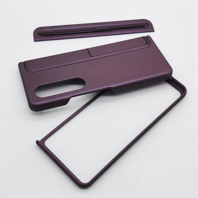 Con custodia stilo per Samsung Galaxy Z Fold 6 5 4 3 Slot per penna con cavalletto custodia per telefono 2 in 1 per Z Fold6 Fold5 Fold4 Cover