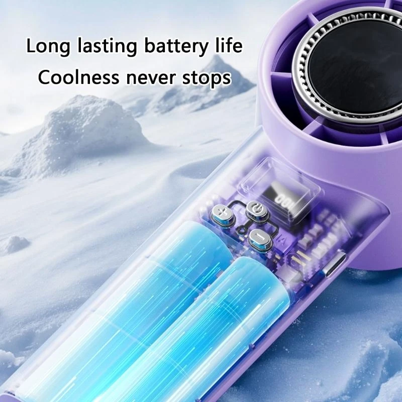

High Speed Portable Fan with 1-100 Stepless Speed Setting and Quiet Performances