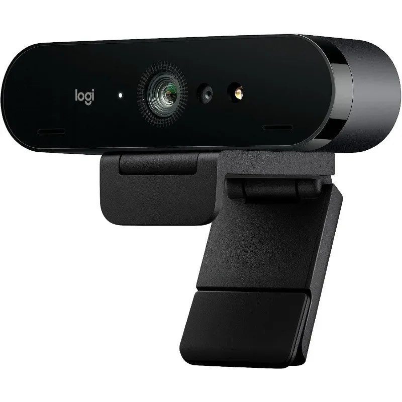 Brio 4K Webcam, Ultra 4K HD Video Calling, Noise-Canceling mic, HD Auto Light Correction, Wide Field of View, Works wit