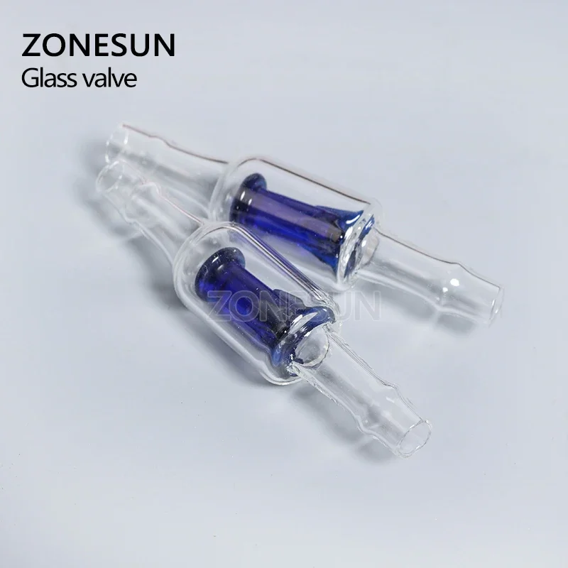 ZONESUN 一方向バルブ磁気ポンプ充填機インライン流体逆止ガラス水ミルクオイル燃料ガス液体に使用