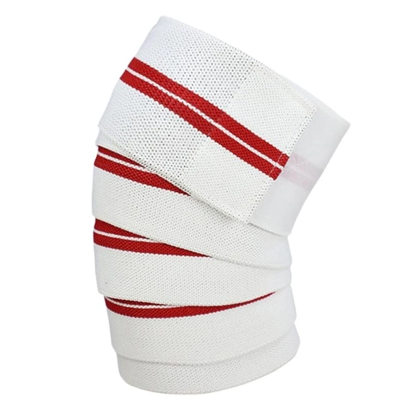

Elasticated Knee Wrap for Weightlifting and Squats Support Unisex Men and Women Gym Knee Sleeve Protector Band