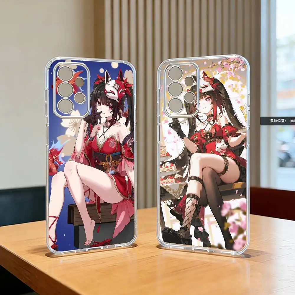 Hanabi-i Honkai-i Star Rail Sparkle  Phone Case For Samsung S25,S24,S21,S22,S23,S30,Ultra,S20,Plus,Fe Transparent Cover