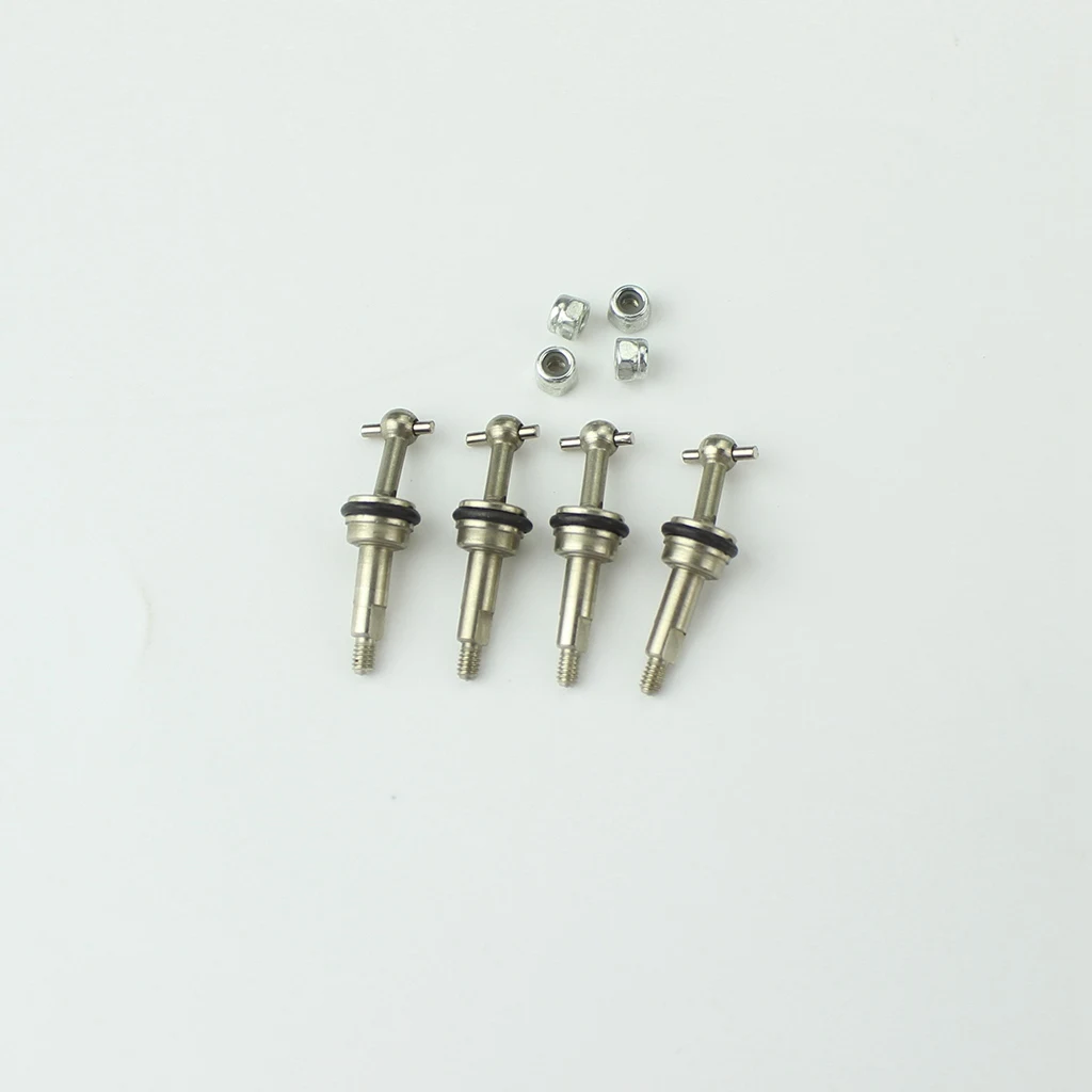 4pcs Metall cvd Universal gelenkwelle mit m2 Mutter für wltoys k969 k989 k979 p929 rc Auto Upgrades Teile