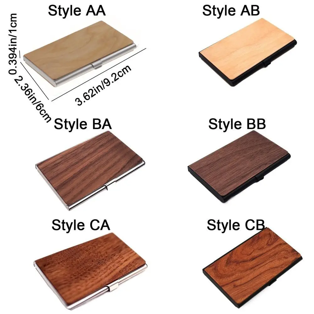 

Professional Stainless Steels Business Card Holder Portable Minimalist Credit Card Box Practical Bank Card Holder Office