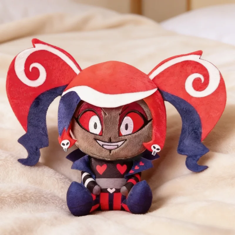 

New Hell Hotel Series Cartoon Plush Doll Anime Character Niffty Sitting Plush Toy Cute Stuffed Doll Collectibles Peripheral Gift
