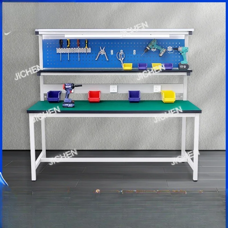 HUNAN Electric Workbench Light Workshop Repair Table Fitter Bench Laboratory Console Flow
