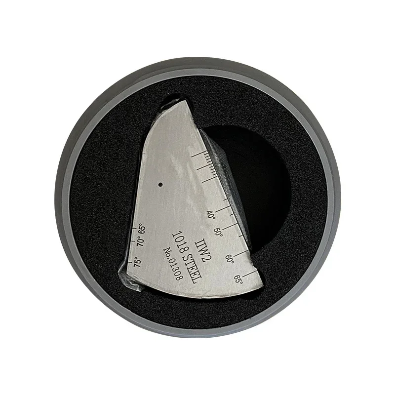 كتلة اختبار بالموجات فوق الصوتية القياسية للمصنع الجديد IIW2 كتلة معايرة من الصلب الكربوني كتلة V2 #6