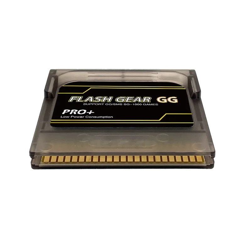 Imagem -04 - Flash Gear Pro Plus Cartucho de Jogo para Sega gg Console com Jogos Transparente Novo 2023