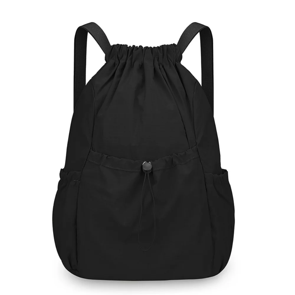 حقيبة ظهر عصرية للسفر بلون سادة خفيفة الوزن على الطراز الكوري برباط قابلة للطي من النايلون حقيبة مدرسية للطلاب للرجال #1