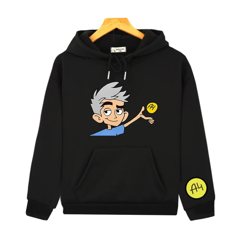 Merch A4 Lamb Hoodies Long Sleeve AutumnComfortable Sweatshirt Vlad A4 Boys and Girls Cartoon Pullovers Casual Children Clothing