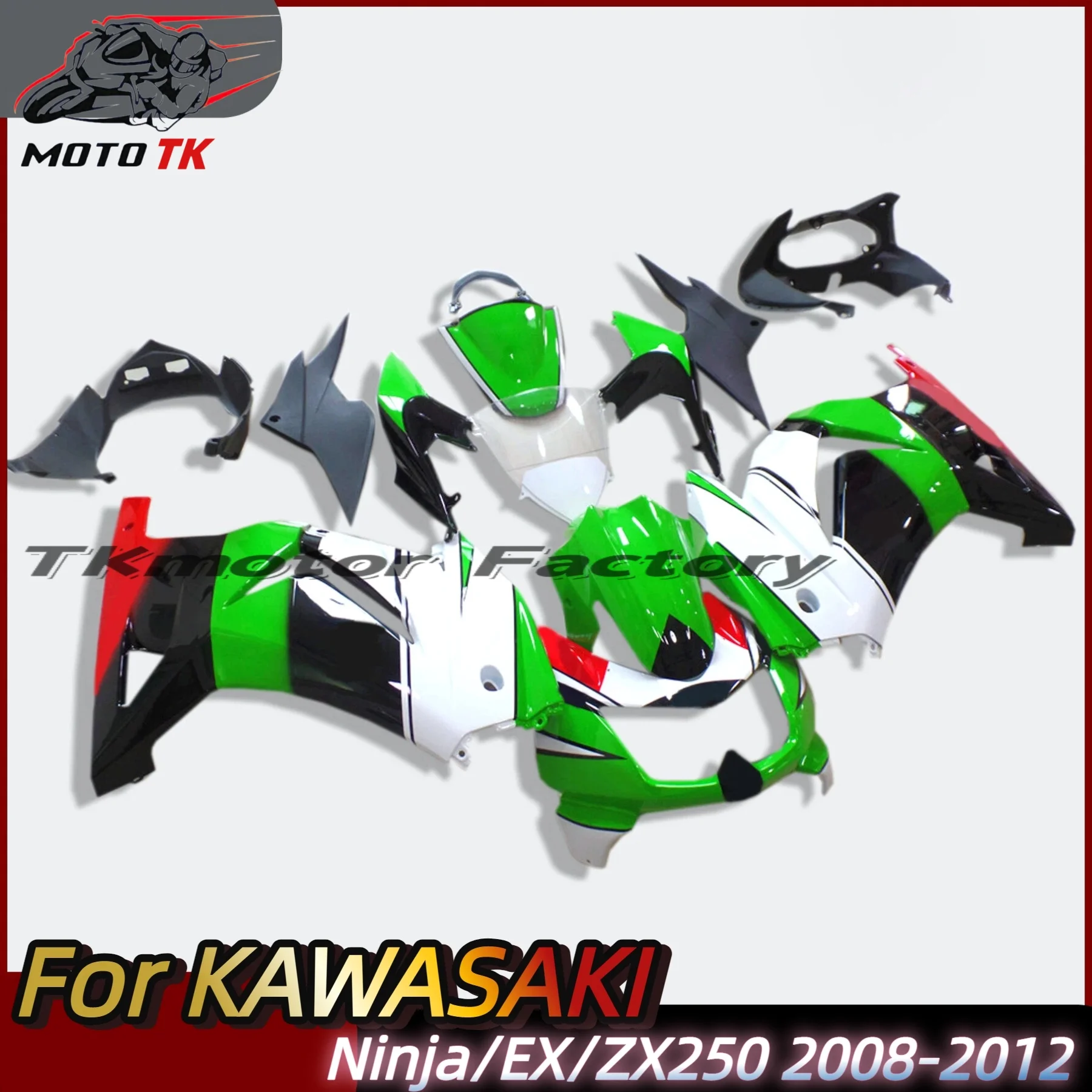 

Motorcycle fairing fits For Ninja 250 2008 2009 2010 2011 2012 ZX250 08 09 10 11 12 Year fairing Black orange motorcycle shell