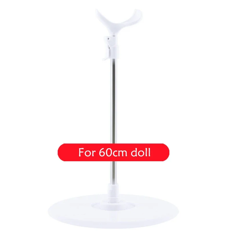 Dolls Display Stand for 60/48/36 Cm 1/3 1/4 BJD SD Doll Standing Stand Adjustable Shelf  Accessories