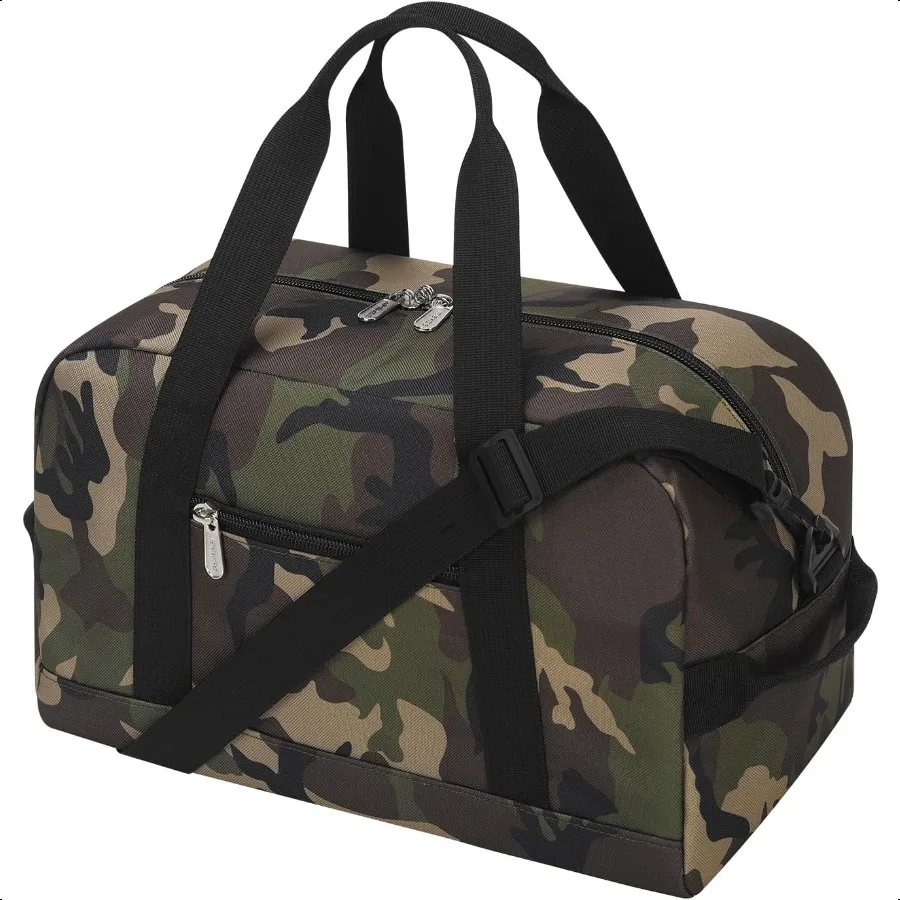 

Small Gym Bag 14 inch lightweight Carry On Mini Duffel Bag for Travel Sport Camouflage