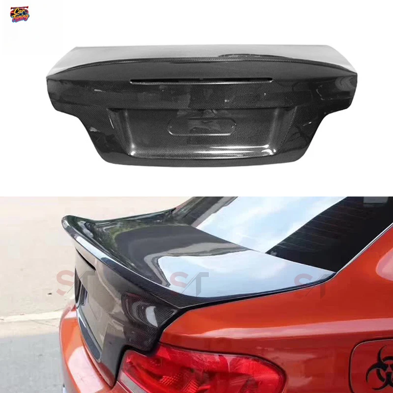 

Suitable for BMW 1 Series E82 carbon fiber trunk lid CSL style raised tail lid modification luggage cover rear cover enclosure
