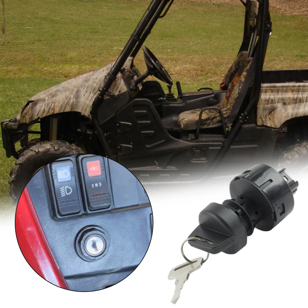 

1 Set 5UG-H2510-00-00 Ignition Switch For Yamaha 450 Rhino 2006-2009 Ignition Key Switch With 4 Pins Accessories