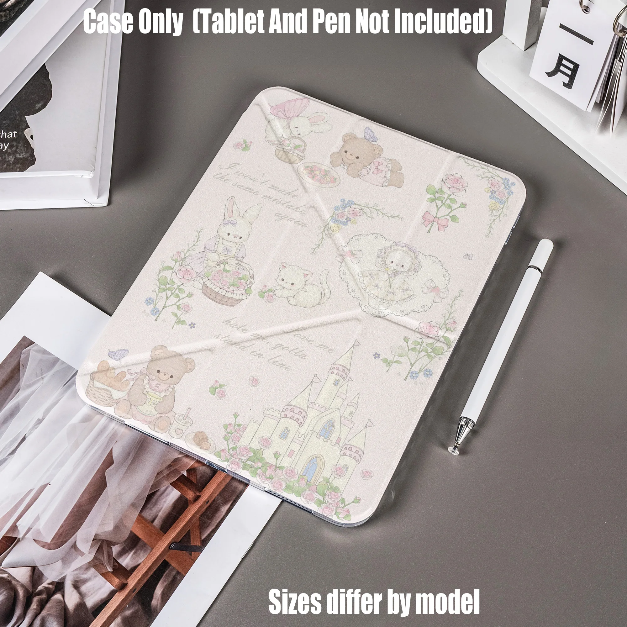 Premium TPU Tablet Case for Samsung and Apple All Models Slim Fit Protective Cover，Shockproof Lightweight Durable