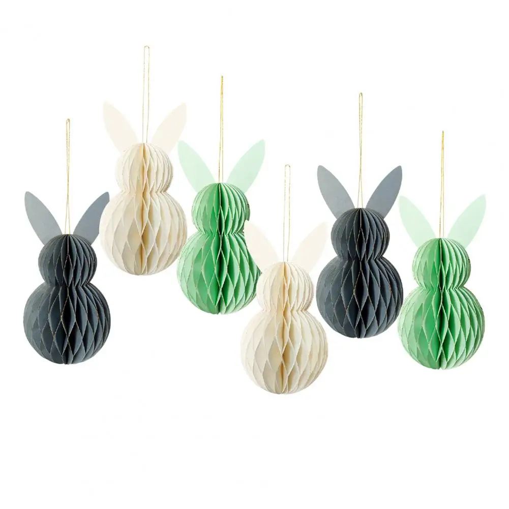 Easter Bunny Decorations Easter Bunny Honeycomb Decorations 3d Paper Rabbit Ornaments For Spring Celebration Table For Birthday