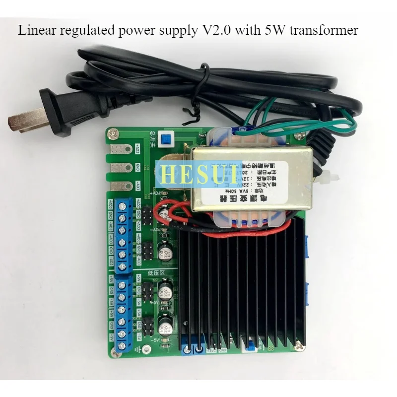 Linear power supply 220V to positive and negative 5V 3.3V positive and negative 12V adjustable amplifier