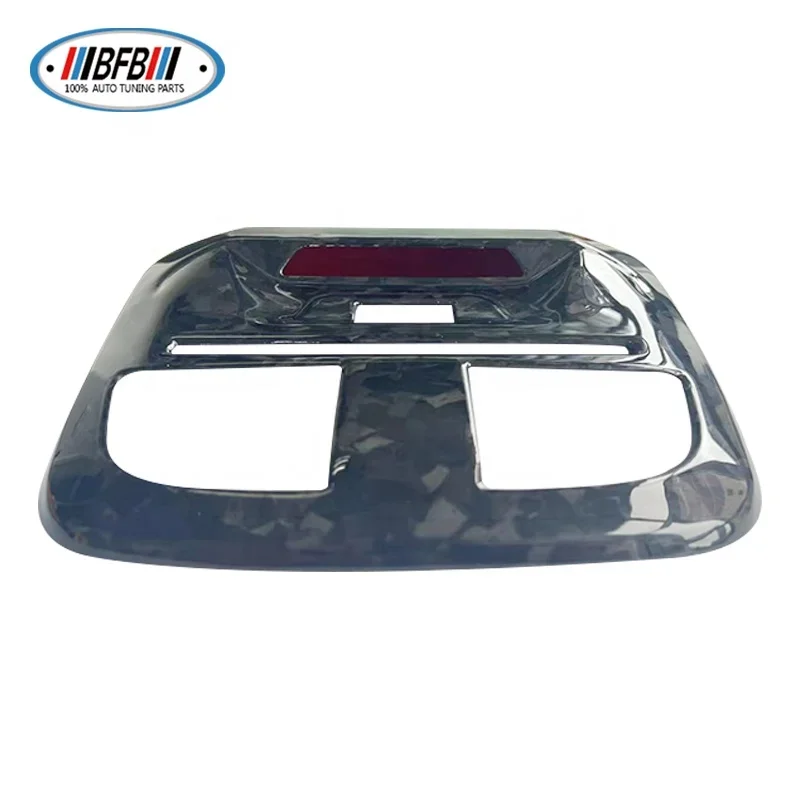 Car Interior Trim Forged Carbon Roof Reading Light Cover Frame Bezel For Toyota GR86 For Subaru BRZ 2022