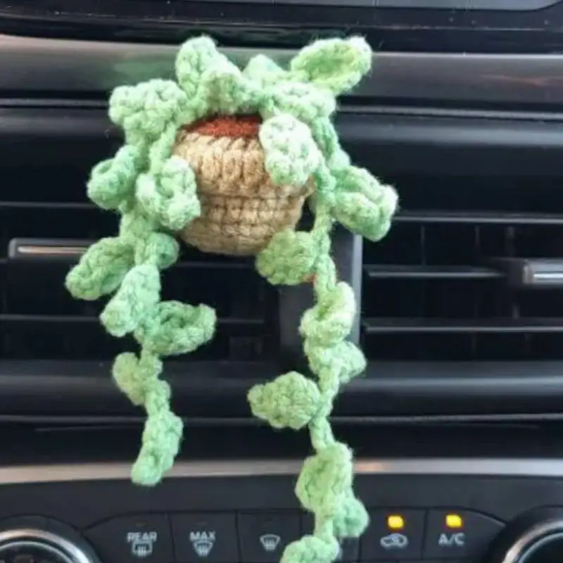 مشابك تنفيس هواء السيارة للنساء والرجال ، نبات محفوظ بوعاء ، مشبك معطر ، ديكور داخلي للسيارة ، مكيف هواء ، منفذ ، سحر