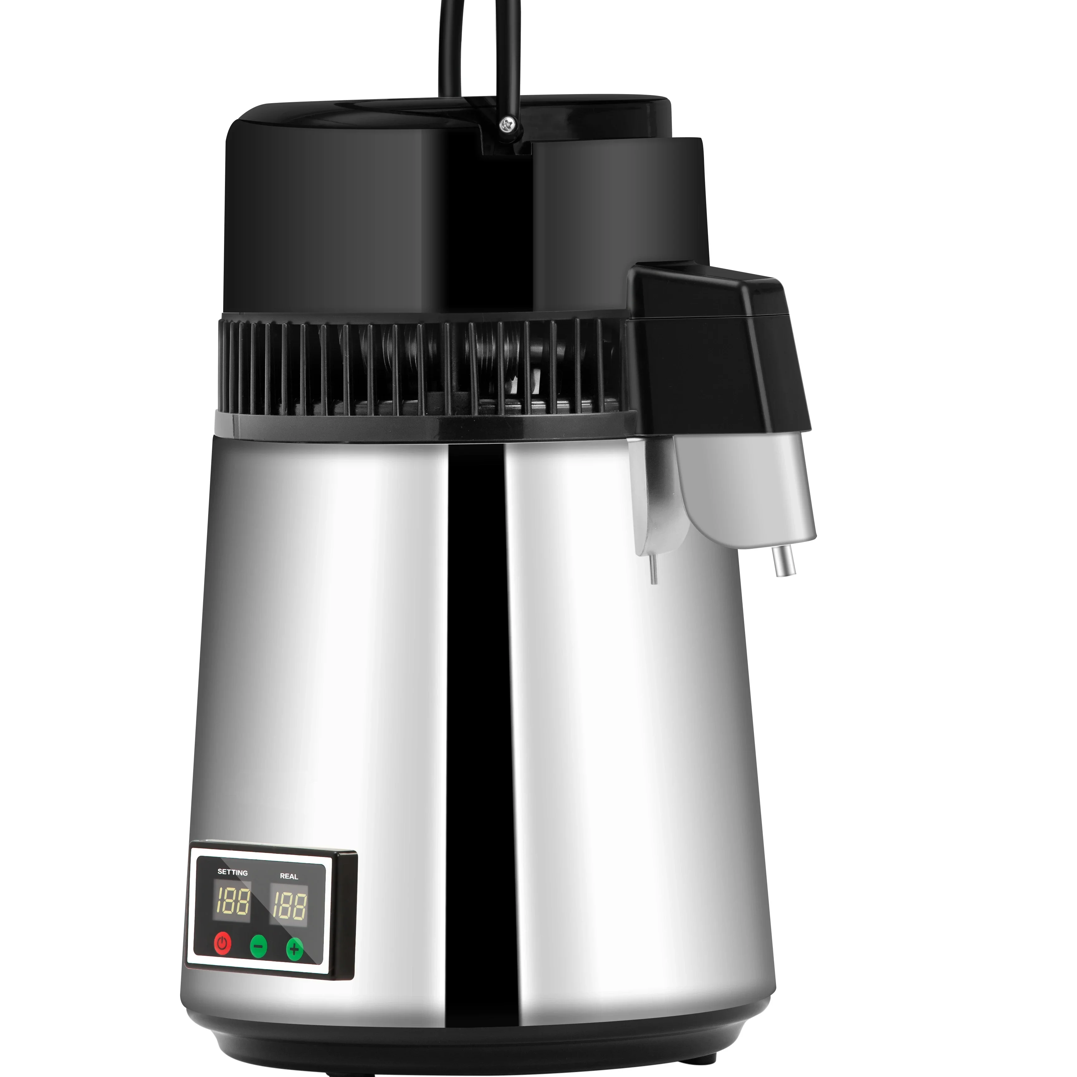 الجملة 4L المنزل تقطير المياه النقية الفولاذ المقاوم للصدأ آلة المياه المقطرة موزع تصفية التقطير تنقية