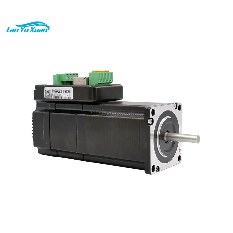 iHSS60-36-30-31-EC-SC Nema24 36VDC 5A 3Nm EtherCAT integrated stepper brake motor with encoder