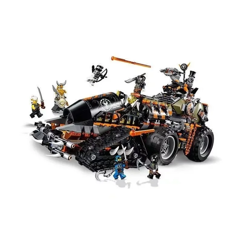 

2026 New Heavy-Duty Dragon Catching Truck Building Blocks Children's Toys New Year's Birthday Gift