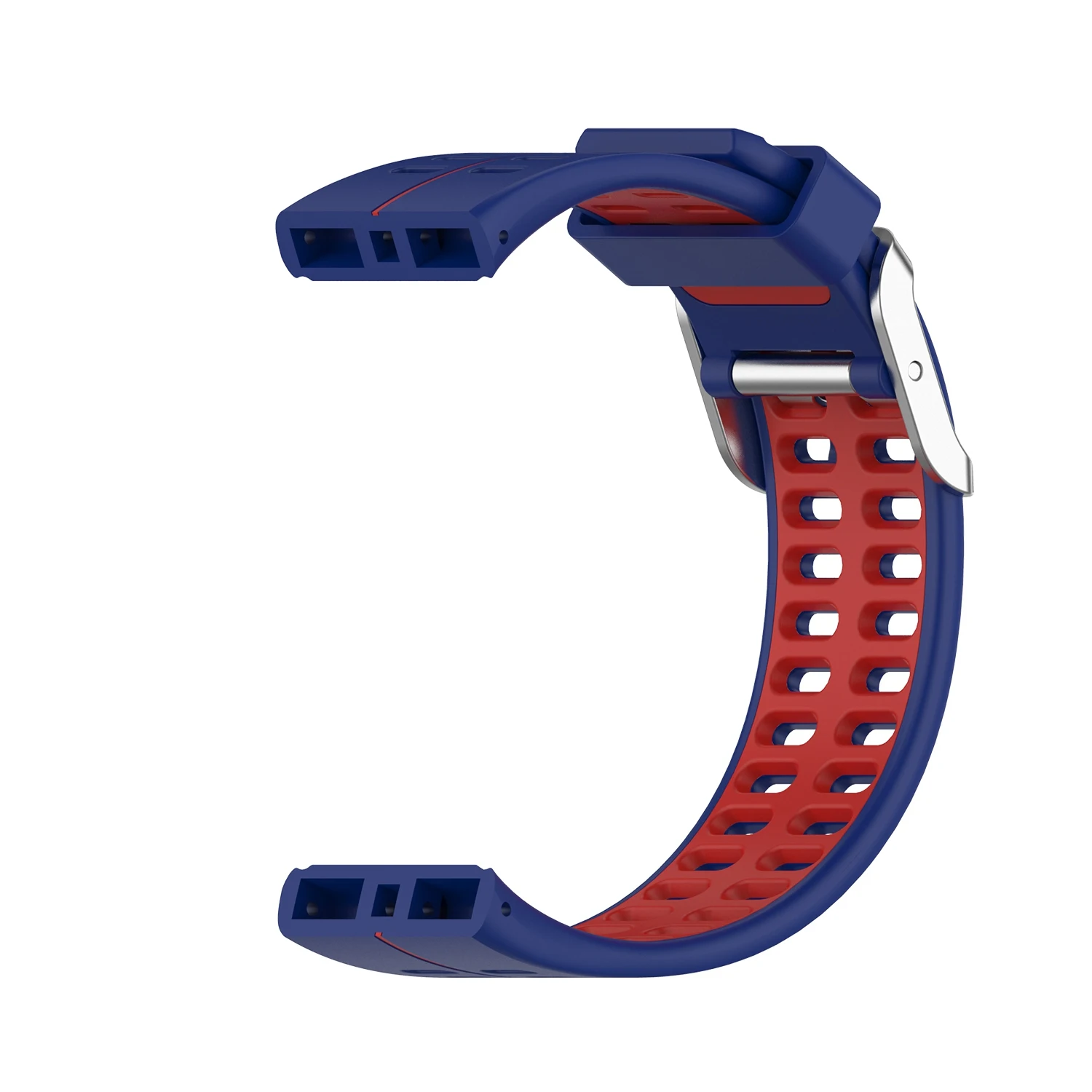 Suave Silicone Watch Band Replacement, Watch Strap, Pulseira para Polar V800 Smart Bracelet with Tool, Azul e Vermelho