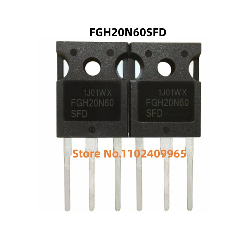 5pcs/lot  FGH20N60SFD   FGH20N60 20N60 TO-247     100% New