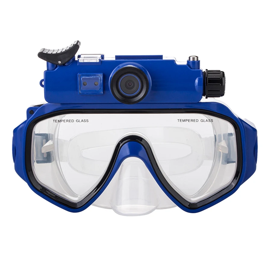 For WT-RD34 diving mask camera waterproof strong anti fog video camera cheap new Diving Glasses Swimming Pool