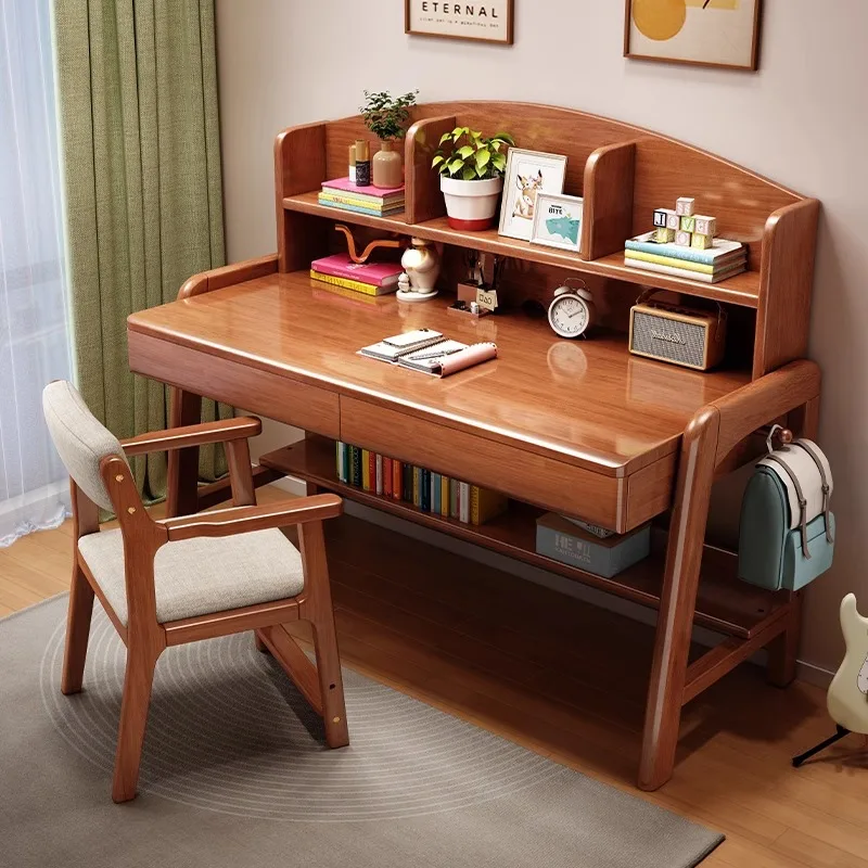 Solid Wood Bookshelf Bookcase For Bedroom Study Room, Easy Assembly Sturdy Durable Stable Construction Space  Comfort Design