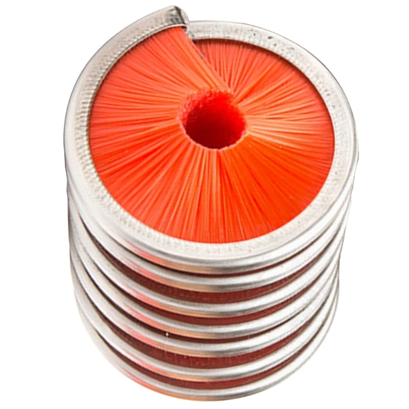 الفولاذ المقاوم للصدأ في الهواء الطلق تسلق الصخور حبل النايلون فرشاة أدوات تنظيف ل رضوخ Arborist الحبل شجرة رضوخ حبل الحبل