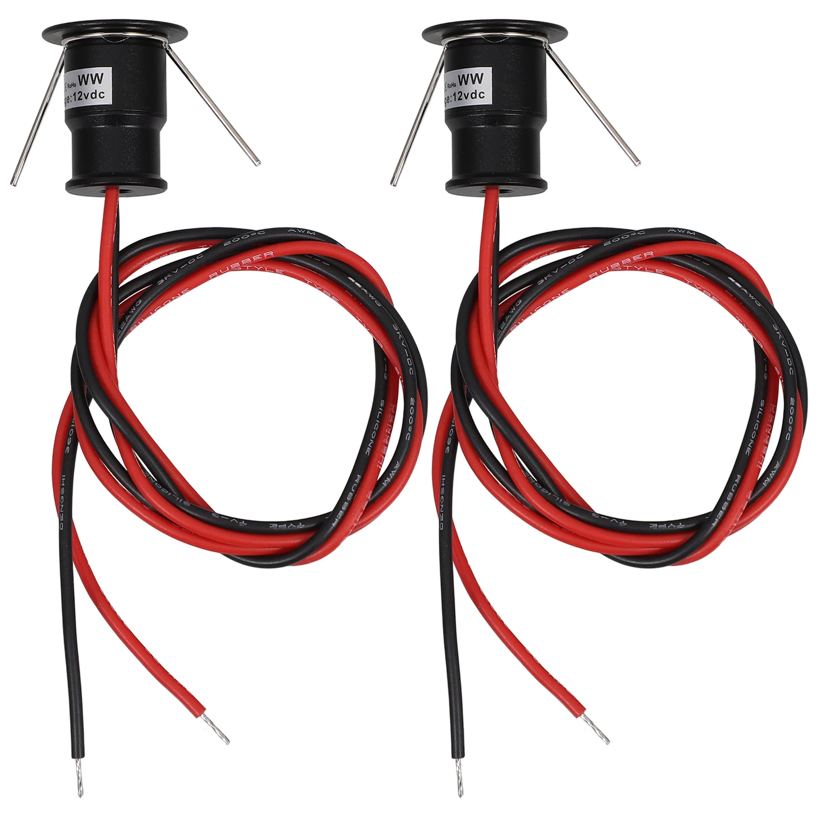 2 قطعة LED صغيرة جزءا لا يتجزأ من أضواء الخزانات DC12V الأضواء سطوع عالية لعرض اللوحة مجوهرات النباتات عصا على الجدار الخفيفة