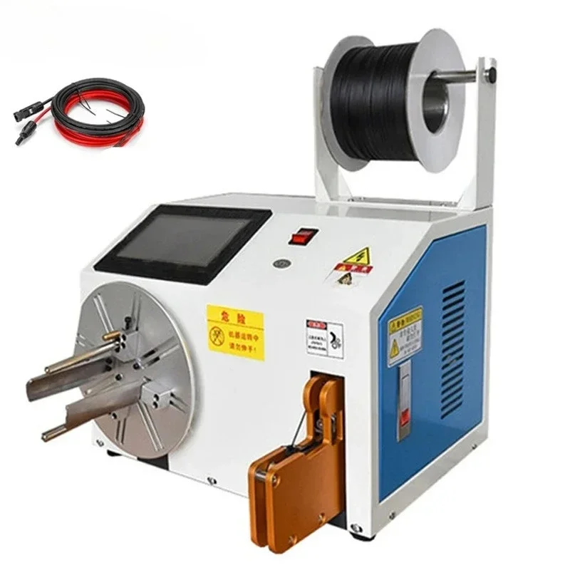2022 Manual hand ceiling fan cable bobbin automatic coil armature winding binding twist tie machine low price
