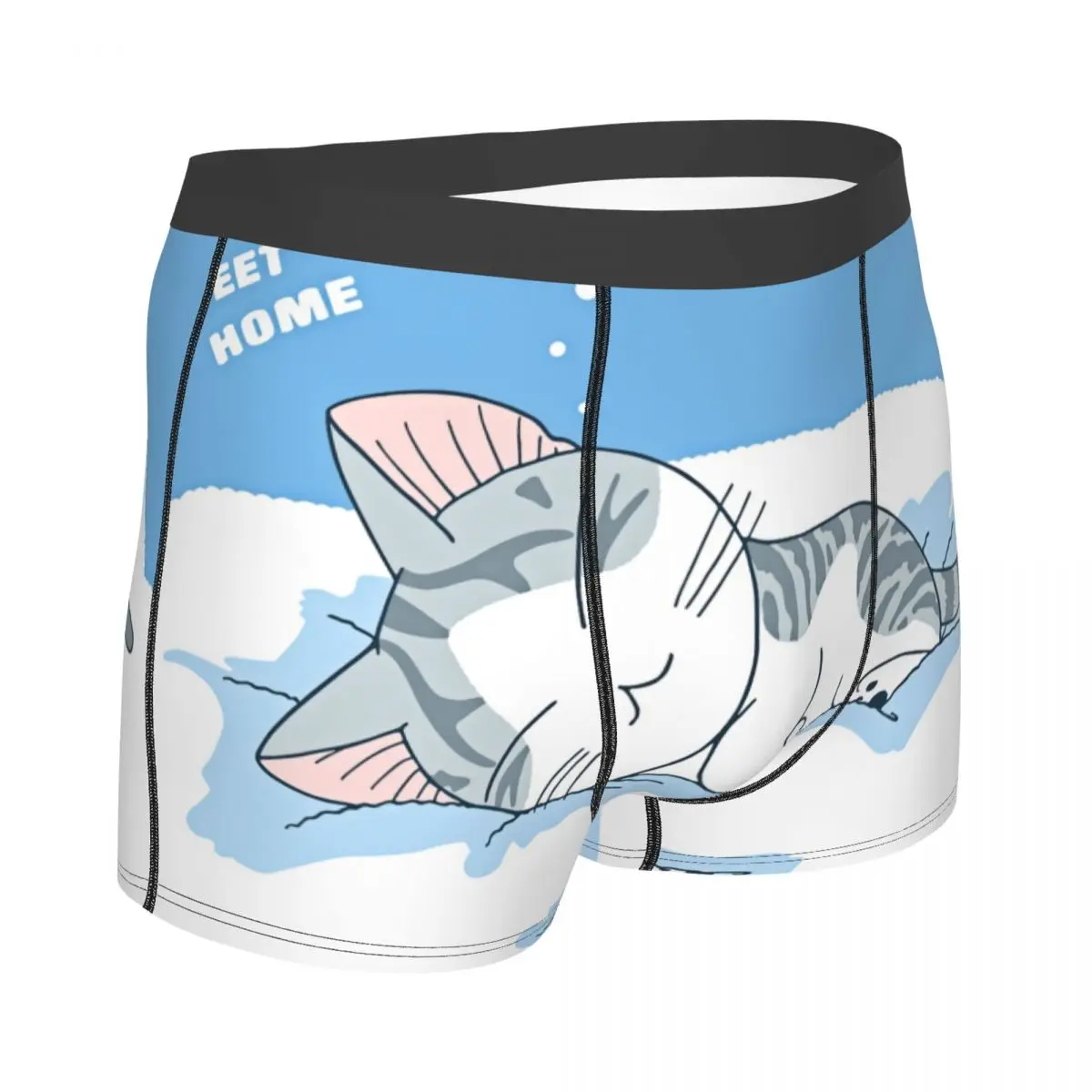 Chis Sweet Home Chi The Cat Underpants Cotton Panties Male Underwear Ventilate Shorts Boxer Briefs