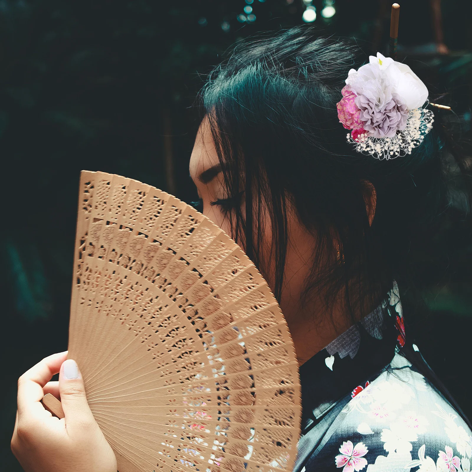 

1 комплект, головной убор в стиле Лолиты в японском стиле, кружевная повязка на голову, костюм для косплея, головной убор, U-образная булавка, легкое поступление, одежда