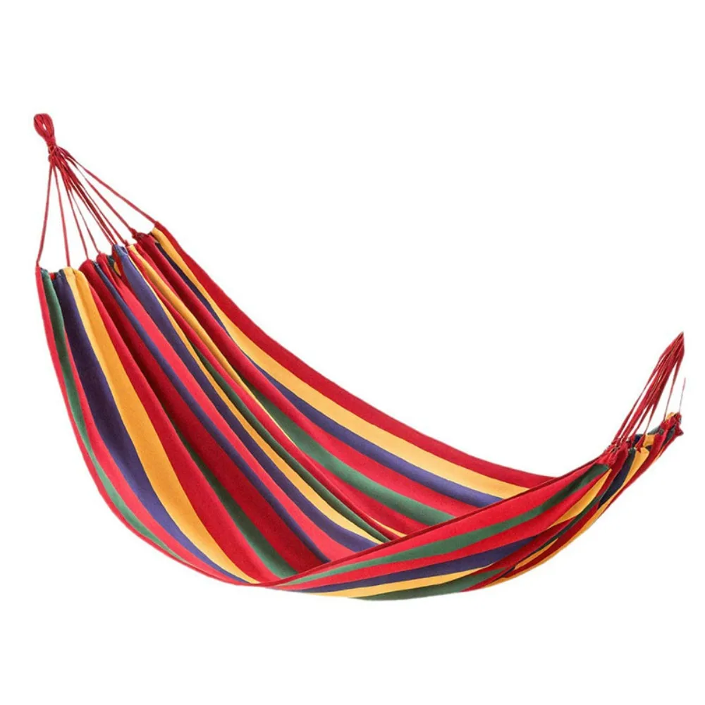 0.8-meter Single Outdoor Hammock, Outdoor Camping Equipment, Colorful Canvas Hammock, Hanging Chair