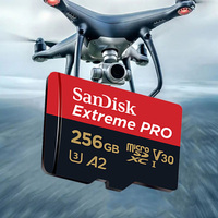 SanDisk Extreme PRO microSDXC UHS-I Card 64GB 128GB 256GB Up to 200MB/s Read Speed U3 V30 A2 Memory Card TransFlash TF Card 4K