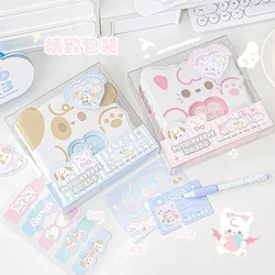 Kawaii Cute Cat Puppy Kpop Photocards Collect Book Binder A7 Notebook Cover Diary Agenda Planner Stationery Back To School