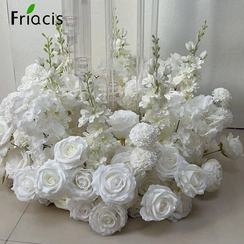White Flower Ball Centerpiece 4