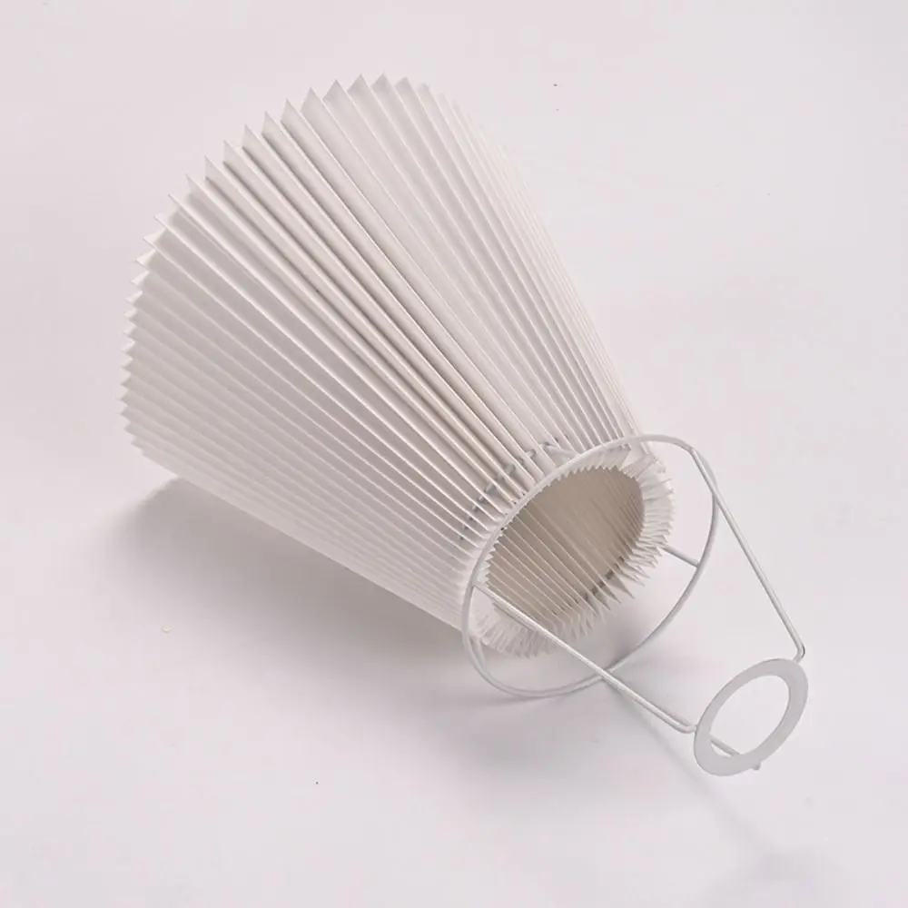 Fabric Table Lamp Lampshade Pleated Minimalist Floor Lamp Cover Modern Washable Wall Lamp Lampshade Living Dining Room