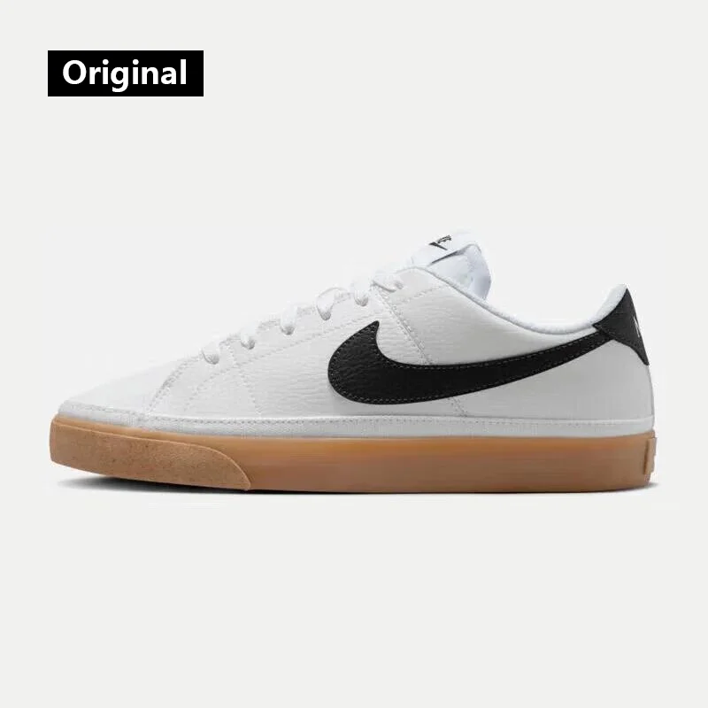 Nike zapatos informales para mujer 2024 otoño nueva ropa transpirable antideslizante ligero cómodo zapatos de tabla DH3161-109