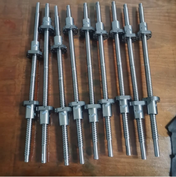 Factory OEM Custom Lead Screw Rod Right And Left Hand Threads Ball Screw SFU1605 SFU1204 SFU2005 CNC Linear Motion Ball Screw