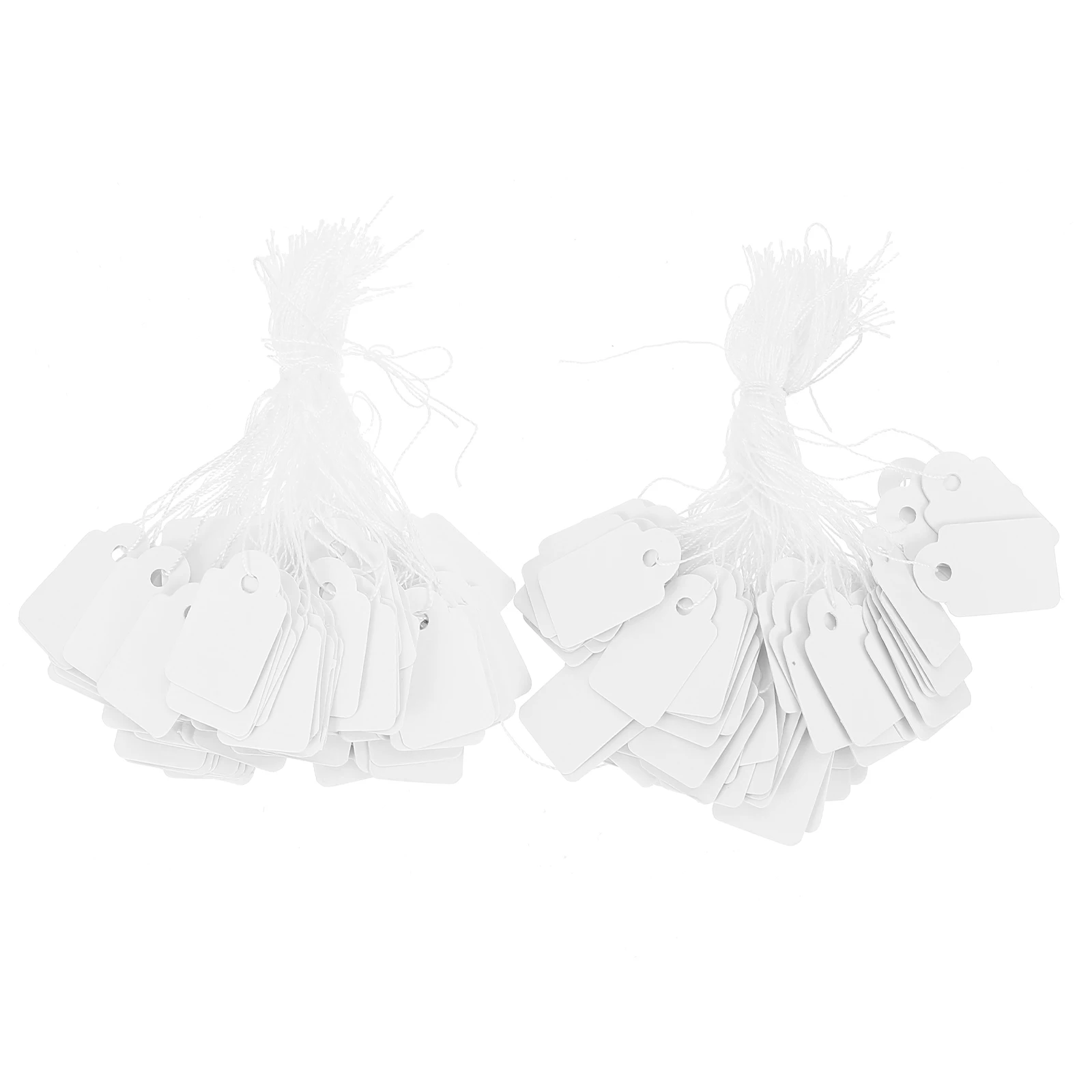 

200 Pcs Jewelry Price Tag Paper Tags Sign Display Labels Handwritten Grocery Goods Blank