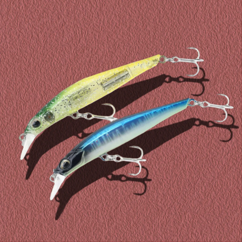 80mm 9g Jackson Artist FR80 Minnow Sinking Long Casting Wobbler Kunstköder zum Angeln Seebarsch Bluefish Pesca Zubehör