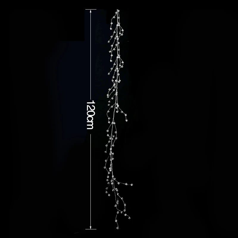 100/120/150cm Acrylic Crystal Beads Curtain Garland Droprain Bead Branch String Crystal Bead Wedding Party Decoration Supplies